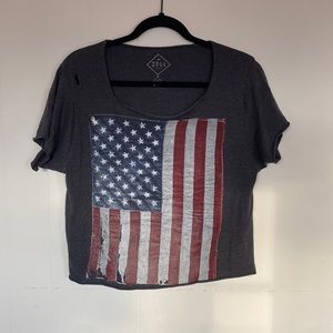 Handmade American Flag crop